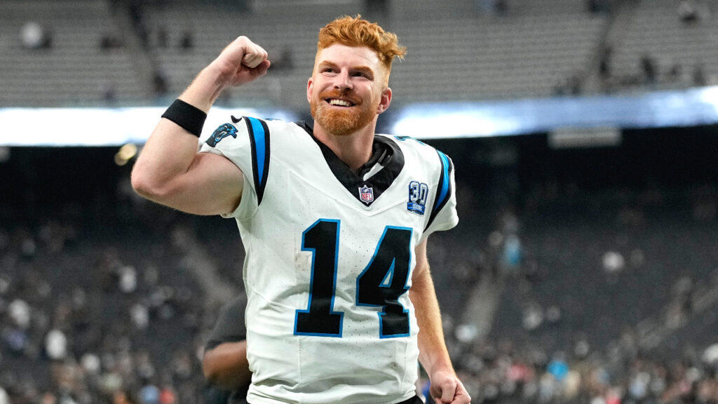 qb-andy-dalton-has-fun-leading-panthers-to-1st-win,-knows-‘god-is-in-control-of-everything’