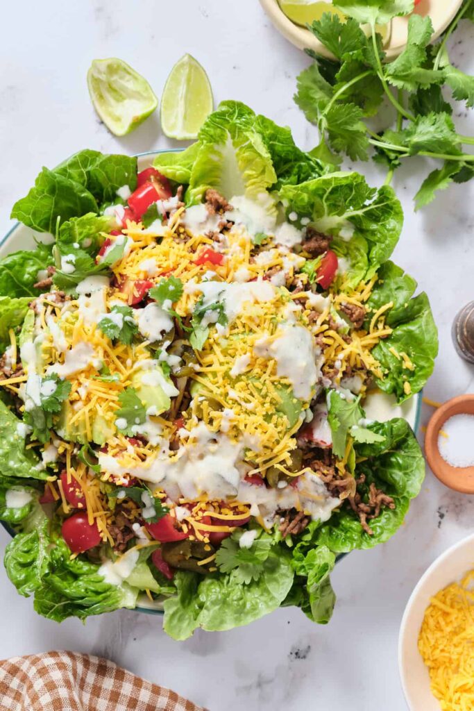 Keto Taco Salad – Faith Fitness Meal